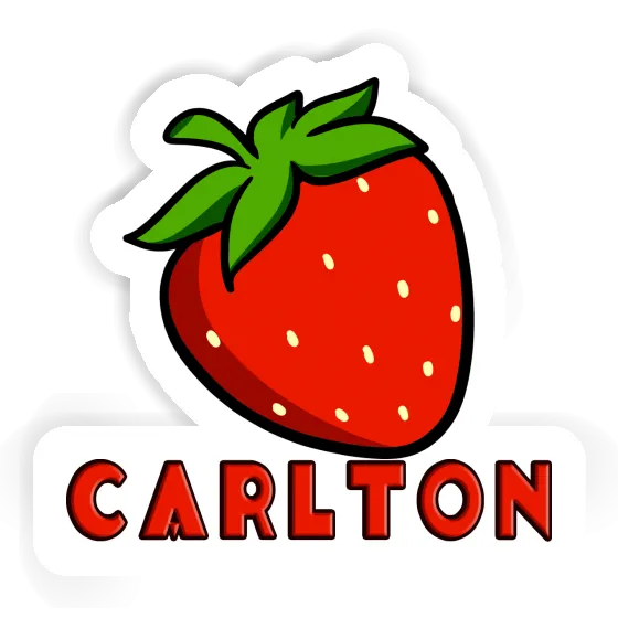 Sticker Carlton Erdbeere Gift package Image