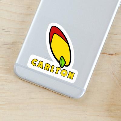 Sticker Carlton Surfboard Image