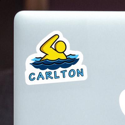 Sticker Schwimmer Carlton Notebook Image