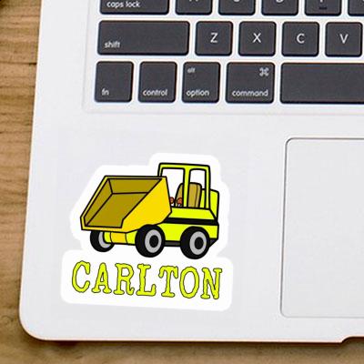 Front Tipper Sticker Carlton Notebook Image