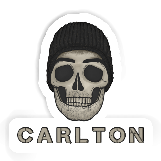 Skull Sticker Carlton Laptop Image