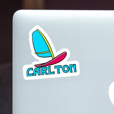 Sticker Carlton Windsurf Board Image