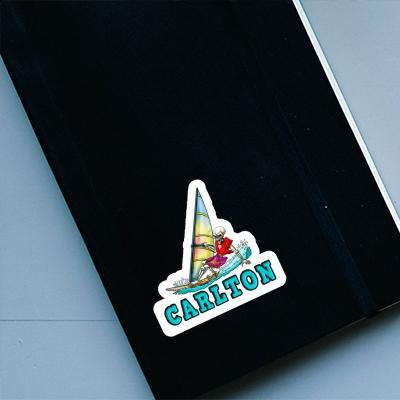 Surfer Sticker Carlton Notebook Image