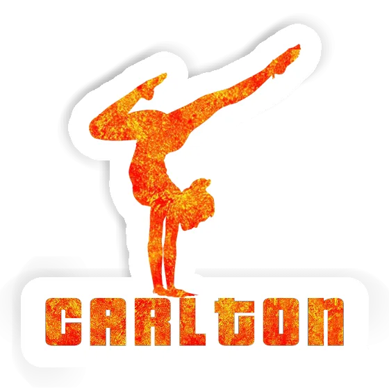 Sticker Carlton Yoga-Frau Image