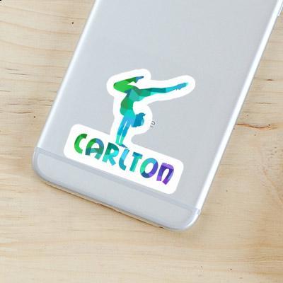 Carlton Sticker Yoga Woman Gift package Image