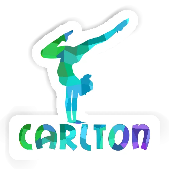 Carlton Sticker Yoga Woman Gift package Image