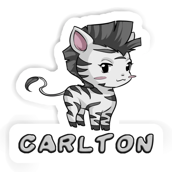 Sticker Zebra Carlton Gift package Image