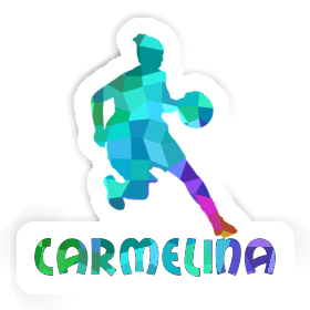 Autocollant Joueuse de basket-ball Carmelina Image