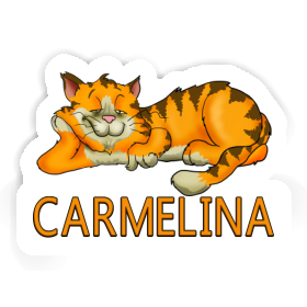 Autocollant Carmelina Chat Image