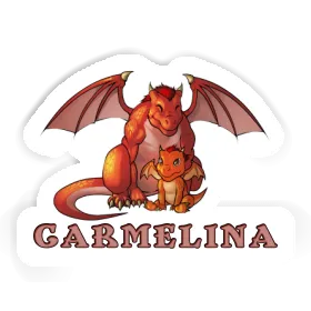 Carmelina Autocollant Dragon Image
