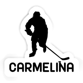 Joueur de hockey Autocollant Carmelina Image