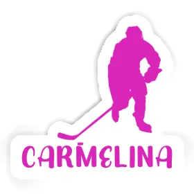 Carmelina Autocollant Joueuse de hockey Image