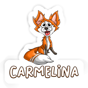 Carmelina Autocollant Renard Image
