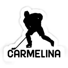 Autocollant Joueur de hockey Carmelina Image