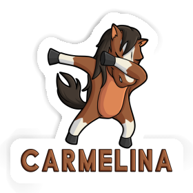 Cheval Autocollant Carmelina Image