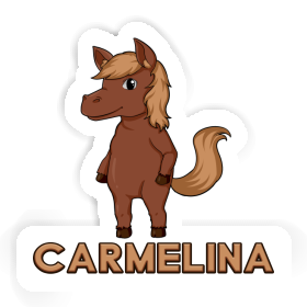 Cheval Autocollant Carmelina Image