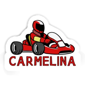 Autocollant Pilote de kart Carmelina Image