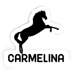 Carmelina Autocollant Cheval Image