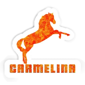 Carmelina Autocollant Cheval Image