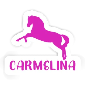 Carmelina Autocollant Cheval Image