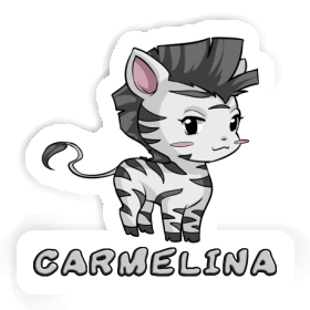 Carmelina Autocollant Zèbre Image