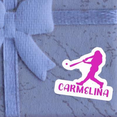 Joueur de baseball Autocollant Carmelina Image