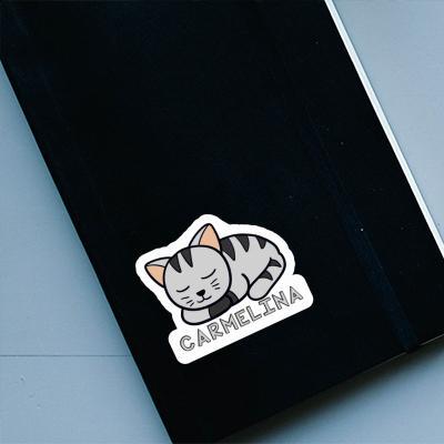 Carmelina Autocollant Chat Notebook Carmelina Autocollant Chat Notebook Image