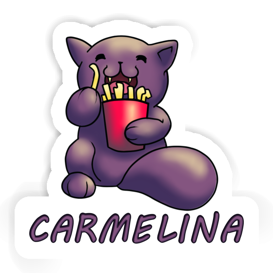 Carmelina Autocollant Chat-frites Notebook Carmelina Autocollant Chat-frites Notebook Image