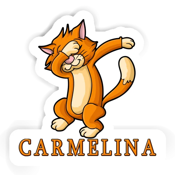 Chat Autocollant Carmelina Laptop Chat Autocollant Carmelina Laptop Image