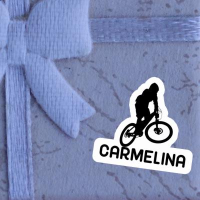 Carmelina Autocollant Downhiller Laptop Image