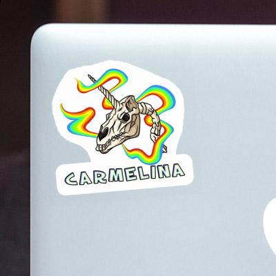 Autocollant Crâne de licorne Carmelina Laptop Autocollant Crâne de licorne Carmelina Laptop Image