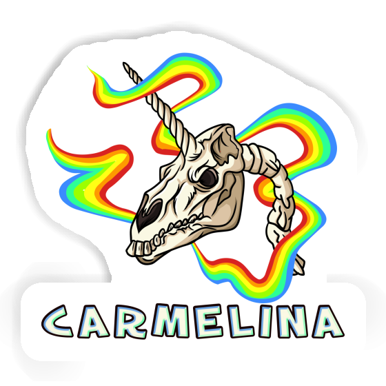 Autocollant Crâne de licorne Carmelina Autocollant Crâne de licorne Carmelina Image