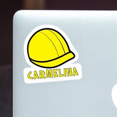 Carmelina Autocollant Casque de chantier Notebook Carmelina Autocollant Casque de chantier Notebook Image