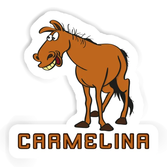 Autocollant Cheval Carmelina Notebook Autocollant Cheval Carmelina Gift package Image