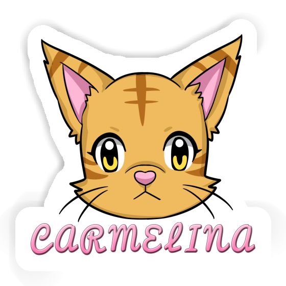 Autocollant Chat Carmelina Notebook Autocollant Chat Carmelina Gift package Image