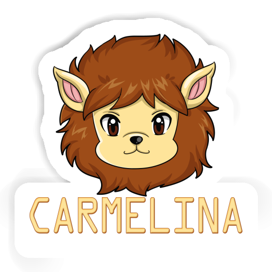 Autocollant Carmelina Tête de lion Notebook Autocollant Carmelina Tête de lion Gift package Image