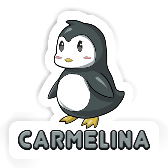 Pingouin Autocollant Carmelina Notebook Image