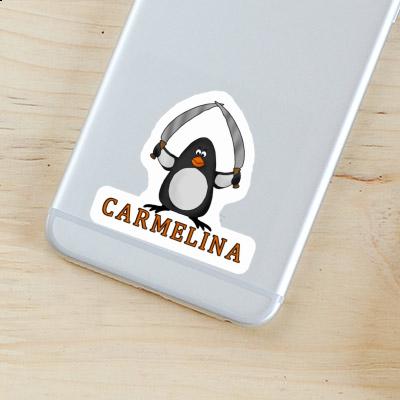 Autocollant Pingouin de combat Carmelina Laptop Autocollant Pingouin de combat Carmelina Laptop Image