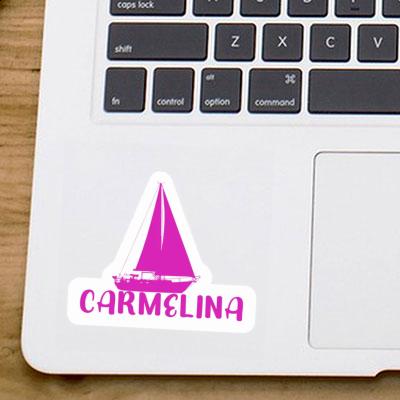 Autocollant Carmelina Voilier Notebook Image