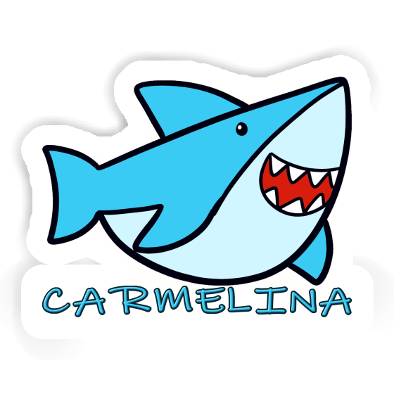 Autocollant Requin Carmelina Laptop Autocollant Requin Carmelina Laptop Image