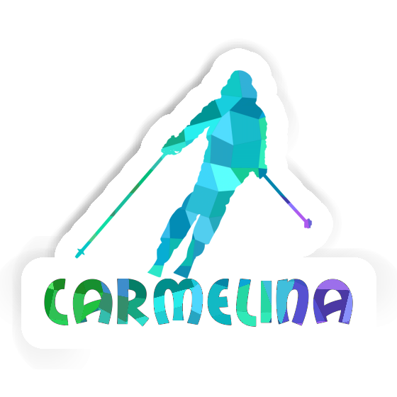Carmelina Autocollant Skieuse Notebook Carmelina Autocollant Skieuse Gift package Image