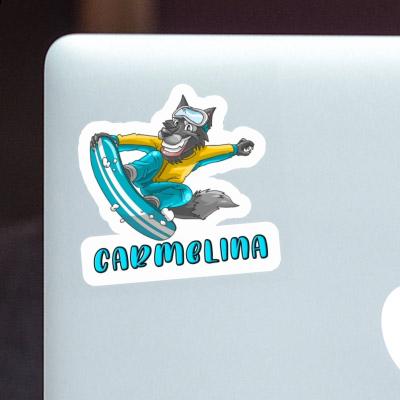 Carmelina Autocollant Boarder Notebook Carmelina Autocollant Boarder Gift package Image