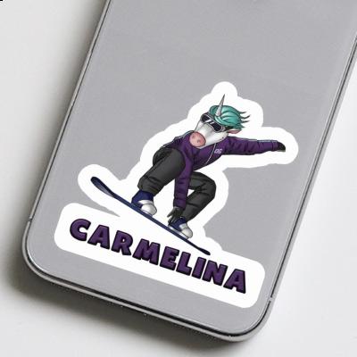 Autocollant Carmelina Snowboardeuse Laptop Autocollant Carmelina Snowboardeuse Laptop Image