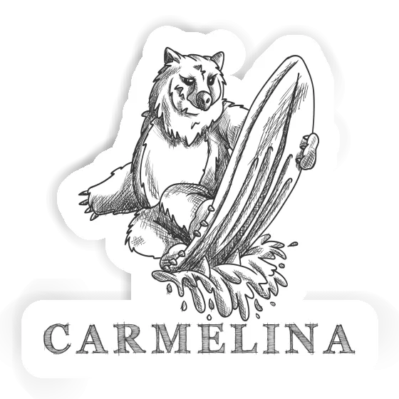 Autocollant Surfeur Carmelina Notebook Image