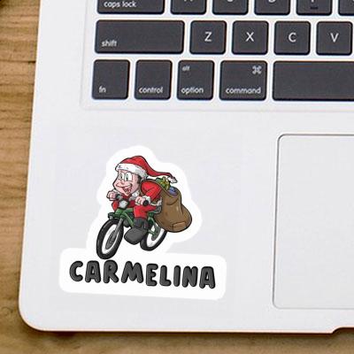 Aufkleber Fahrradfahrer Carmelina Notebook Aufkleber Fahrradfahrer Carmelina Gift package Image