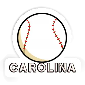 Autocollant Baseball Carolina Image