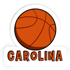 Aufkleber Basketball Carolina Image