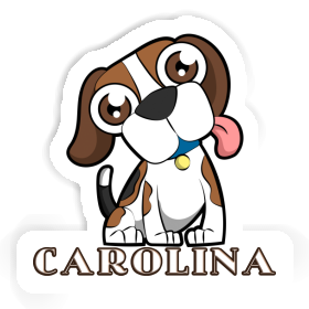 Beagle Aufkleber Carolina Image
