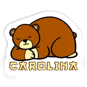 Bär Aufkleber Carolina Image