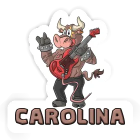 Carolina Aufkleber Gitarrist Image